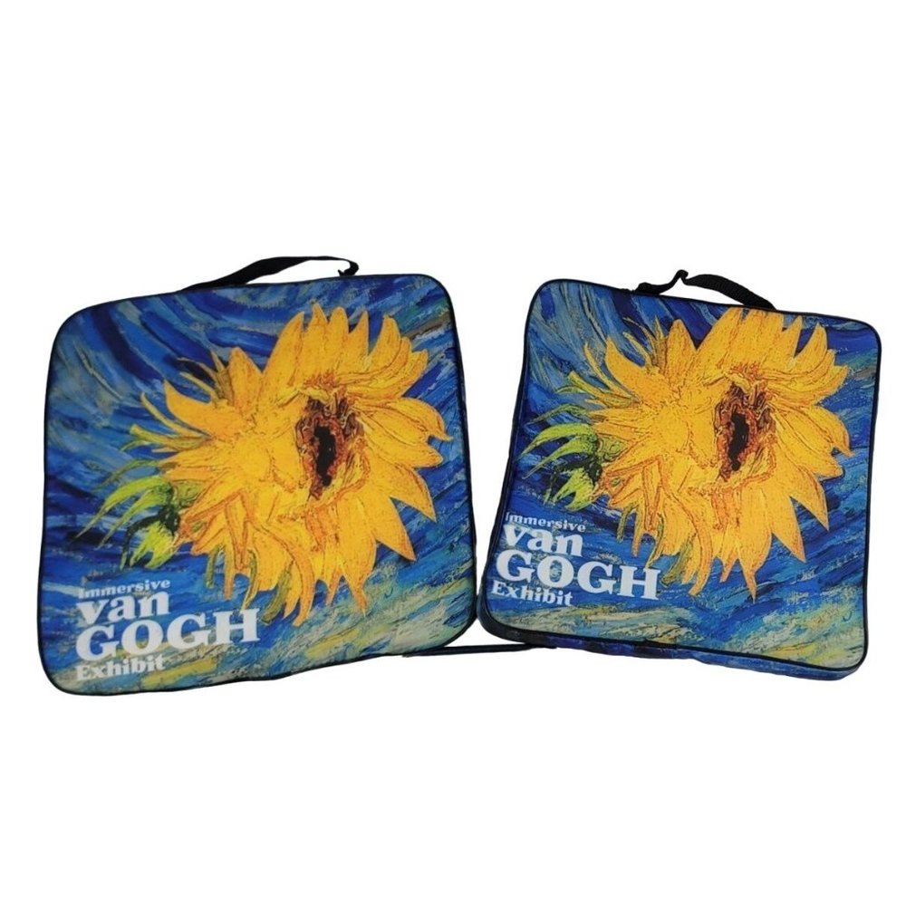 Immersive Van Gogh Seat Cushions  x 2 - Picture 3 of 8